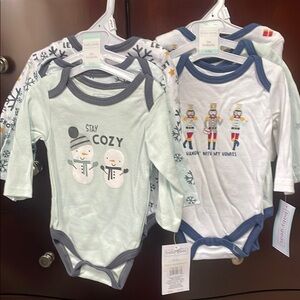 Most NWT Baby Gear Kids One Pieces - Cozy Snowman and Nutcracker Designs